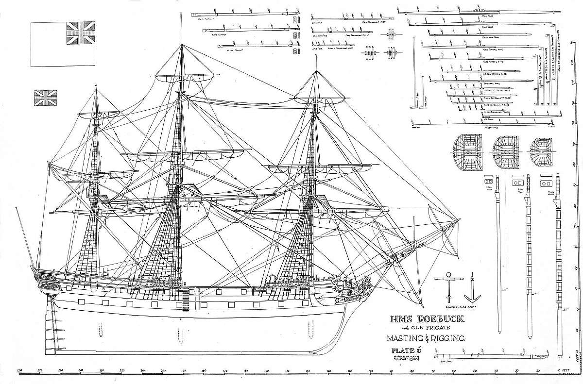 plan Frigate HMS Roebuck 1774.jpg